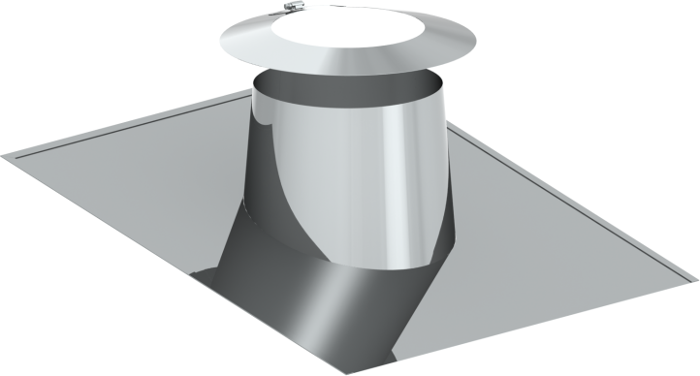 Dachdurchführung 5–15° | Edelstahlschornstein DW Keramik